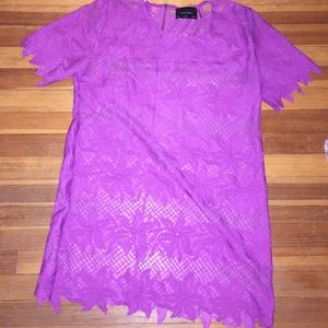 Fuschia Lace cocktail dress